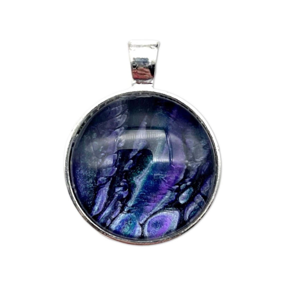 Acrylic Paint Skin Jewelry Pendant